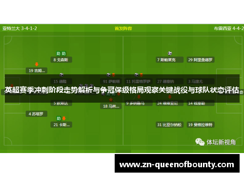 英超赛季冲刺阶段走势解析与争冠保级格局观察关键战役与球队状态评估